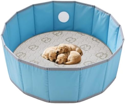 FXW Washable Pee Pads for Dogs, Super Absorbent, 39" Round, 1 Pack
