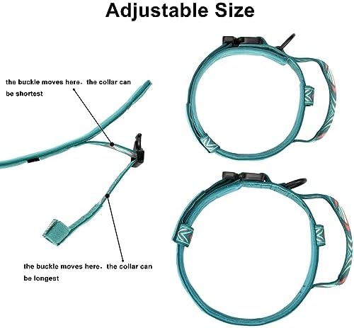 DAGANXI Tactical Dog Collar, Adjustable Military Training Nylon Dog Collar with Control Handle and Heavy Metal Buckle for Medium and Large Dogs, with Patches and Airtags Case (M, Green Arrow)