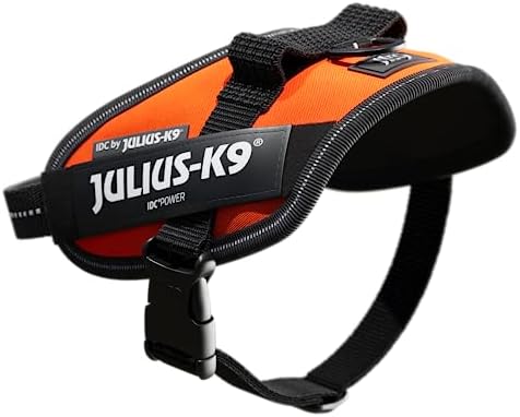 Julius-K9, 16IDC-for-MM, IDC Powerharness, Dog Harness, UV Orange, XS/Mini-Mini
