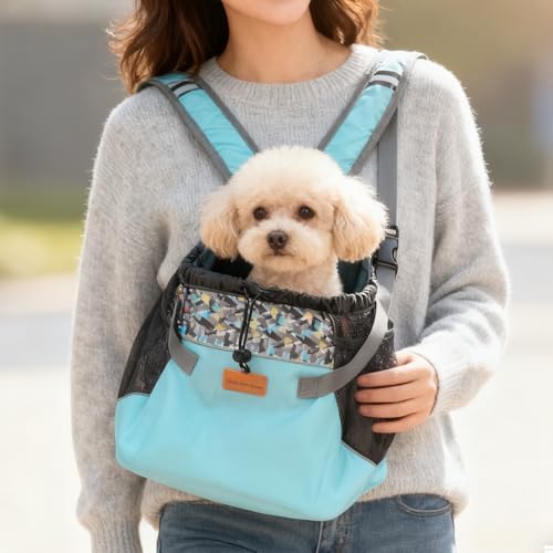 Cinf Small Dog Carrier, Hands-Free Sling Bag for Puppy Travel & Walking