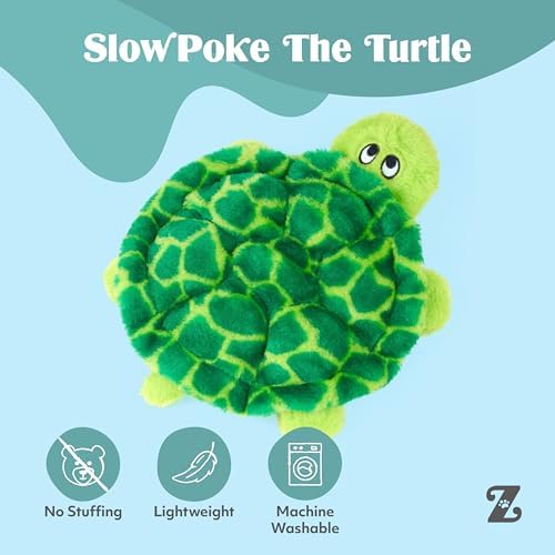 ZippyPaws Squeakie Crawler No Stuffing Dog Toy to Keep Them Busy - 10"