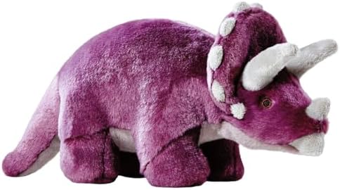 Fluff & Tuff, Charlie Triceratops Plush Dog Toy, Large, 14"
