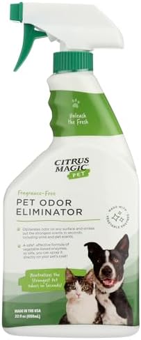 Citrus Magic Pet Odor Eliminator, 22-Fluid Ounce