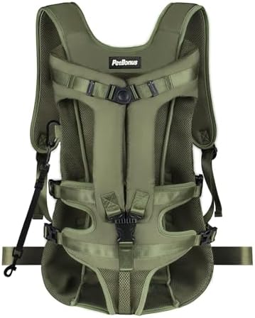 PetBonus Dog Front Carrier Backpacks, Legs Out Easy-fit Puppy Chest Carrier
