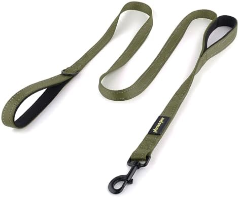 Plutus Pet Double Handle Dog Leash, 6 FT Long, for Medium Large Dogs