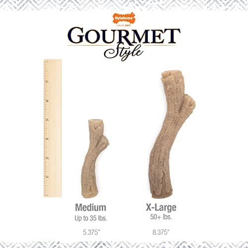 Nylabone Strong Chew Gourmet Style Stick Dog Chew Toy, Peanut Butter Flavor