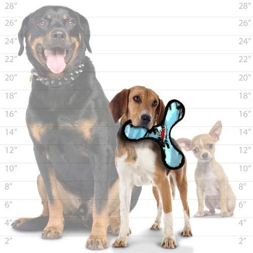 TUFFY® : 2 Pack Boomerang Dog Toy: Ultra Durable Plush Toy with Multiple Layers & Reinforced Seams, Washable and Floats, Original Construction