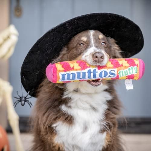 Huxley & Kent for Dogs | Muttos (Large) | Halloween Candy Dog Toy with Squeaker | Funny Dog Toy Gift | Fun, Durable, and Safe | H&K Squeaky Dog