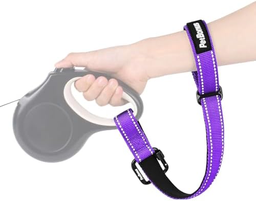 PetBonus Dog Leash Wrist Strap with Lockable Clip for Dog Retractable Leash