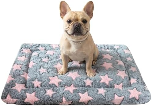 Dog Bed Mat - Soft Crate Pad for Kennel, Durable Pet Bed for Small Dogs & Cats - Comfort Support for Pet Crate, Cage, House