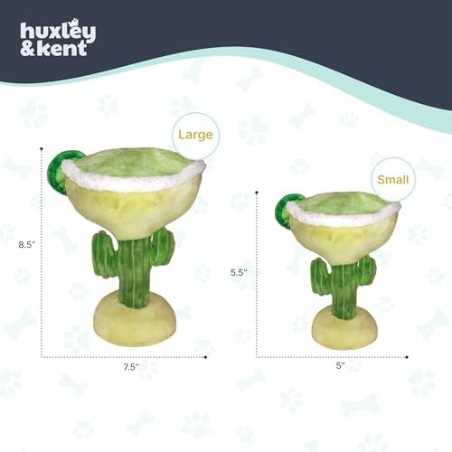 Huxley & Kent Power Plush Squeaky Dog Toy, Margarita Loco, Small