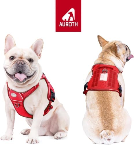 AUROTH Dog Harness for Small Medium Dogs, Tactical No Pull Dog Vest