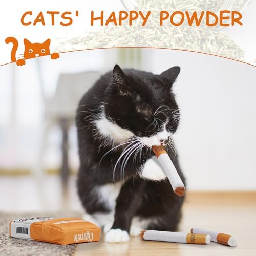 Nocciola Cat Toys, 3 Pack Funny Catnip Toys Filled with 100% Pure Organic Catnip, Safe Kitten Teething Chew and Kicker Toys, Stress Relieving Fun for Indoor Cats, Yellow