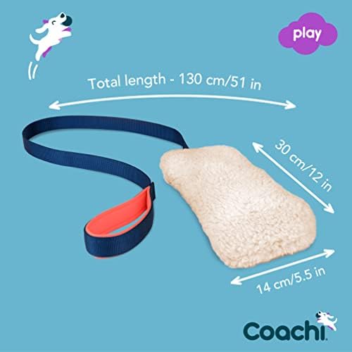 Coachi Chase & Crinkle - A Fun Enrichment Dog Toy for Chase & Play