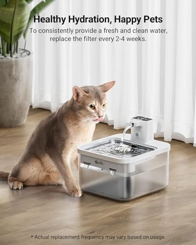DownyPaws 12 Packs Replacement Filters for Battery Operated Cat Water Fountain DPWFP6 Fursink, 6 Months Set of Replacement Filters