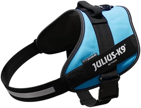 Julius-K9, 16IDC-AM-4, IDC Powerharness, Dog Harness, Size: 4, Aquamarine