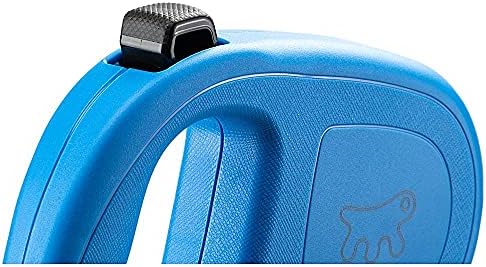 Ferplast Retractable Dog Lead Extendable Dog Leash, Dog Lead for Medium Large Dogs Flippy ONE Cord M, 5 m Retractable Cord, max 20 kg, Blue