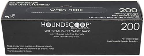 200 Ct Pet Waste Bags on Roll, Leakproof Commercial Poop Bags