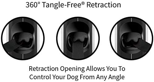 TUG Original Retractable Dog Leash, 16 ft (Medium, Red)