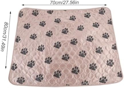 Reusable Dog Pee Pads, Waterproof Training Pads for Dogs, Dog Pee Pad Urine Mat for Pet Dogs Cats(70*80cm-Brown )