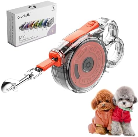 10 ft Retractable Dog Leash for Tiny & Small Dogs, Puppies, Cats