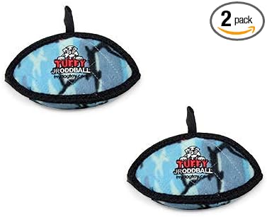 TUFFY® : 2 Pack Odd Ball Dog Toy: Ultra Durable Plush Toy with Multiple Layers & Reinforced Seams, Washable and Floats, Original Construction