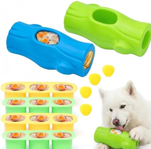 2 Pack Dog Toys for Aggressive Chewers Green & Blue