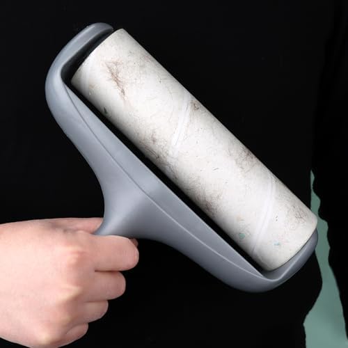 8 inch Large Surface Roller Refill for Scotch-Brite Pet Hair Pickup Extra Sticky Large Lint Roller 60 Sheets per Refill 6 Pack 360 Easy-Tear Adhesive Sheets Total