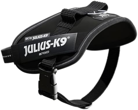 Julius-K9, 16IDC-P-MM, IDC Powerharness, Dog Harness, Size: Mini-Mini, Black