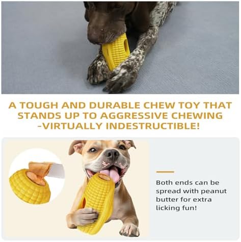 Ansoniser Long-Lasting Interactive Dog Toy - Corn Cob Chew Toy