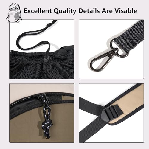 NATUYA Dog Front Carrier, Pet Carrier Front-Pack, Black Color