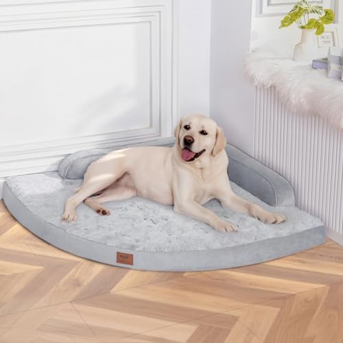 MEKIY Orthopedic Waterproof Dog Bed with Sides for Extra Large Sizes Dogs