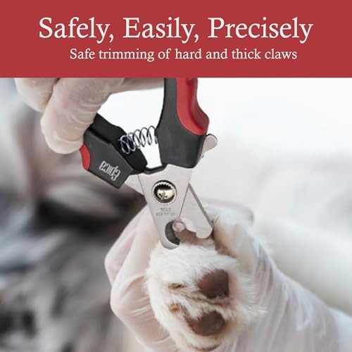 Epica Dog and Cat Nail Clippers, Claw Trimmer, Safety Guard, Easy & Safe