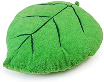 TONBO Soft Plush Extra Small Cute and Cozy Leaf Dog Cat Bed, Washer and Dryer Friendly (Leaf)