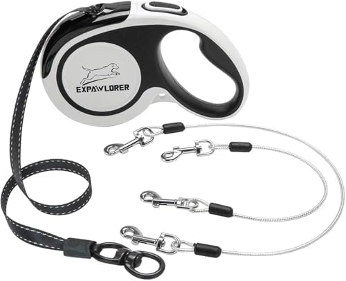 EXPAWLORER Retractable Dog Leash,16 ft Heavy Duty Walk Dog Leash