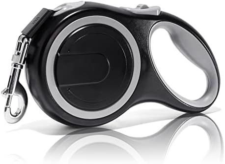 16 FT Retractable Dog Leash,Small/Medium/Large Dog Retractable Leash（Black） for Dogs