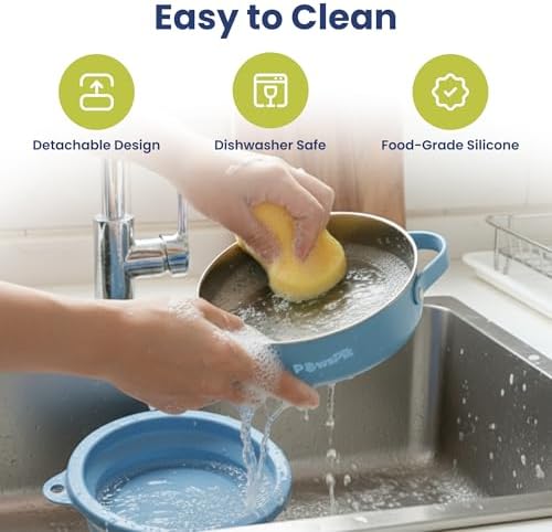 PawsPik 2-in-1 Travel Dog & Cat Bowl – Collapsible BPA-Free Silicone