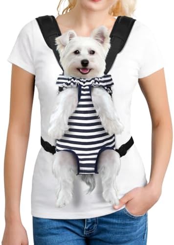 YUDODO Pet Dog Carrier Backpack Adjustable Front Carrier for Small Dog Cat