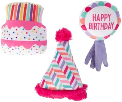 Fringe Studio CAN I GET A WOOF-WOOF!, Small Plush Dog Toy 3PCS Set, PetShop Collection (662056)
