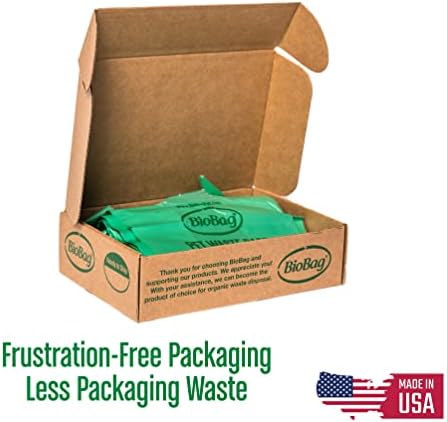 BioBag Premium Pet Waste Bags, Great for All Dog Breeds, Fits in Standard Park Dispensers