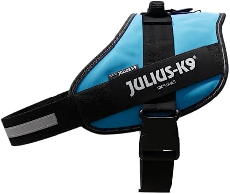 Julius-K9, 16IDC-AM-4, IDC Powerharness, Dog Harness, Size: 4, Aquamarine