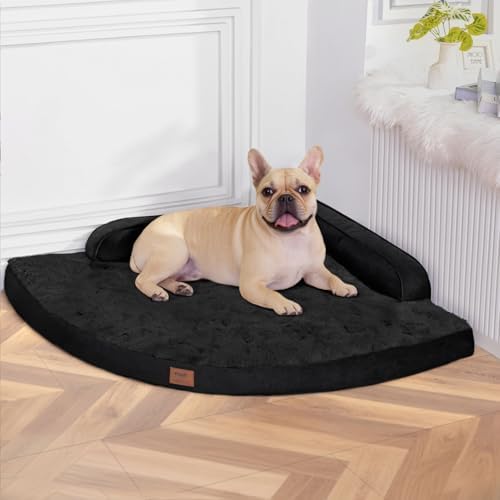 MEKIY Orthopedic Waterproof Dog Bed with Sides for Large Medium Dogs