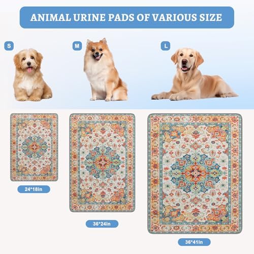 NOYAL Washable Dog Pee Pads, Reusable Puppy Training, 2 Pack