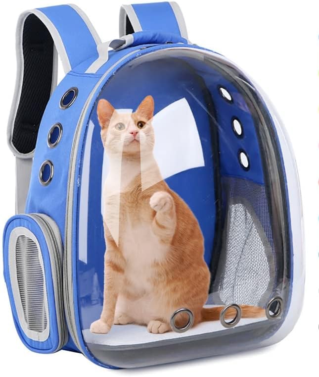 Soft Cat Carrier Backpack with Hole- Lightweight Dog Bag Carrier for Pets, Breathable Hard Cat Carrier for Travel