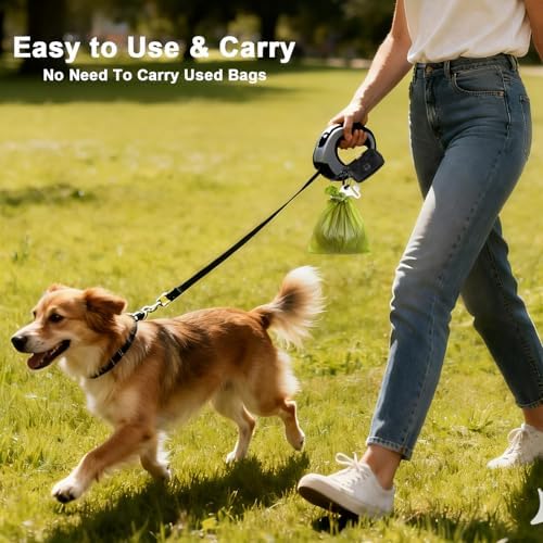 Dog Waste Bag Dispenser Pet Poop Bags Holder for Doggie Waste Bags Dispensers Soft Fabric Zipper Small Doggy Puppy Pouch for Leash Accessory Attachment with Carrier,2PCS Black