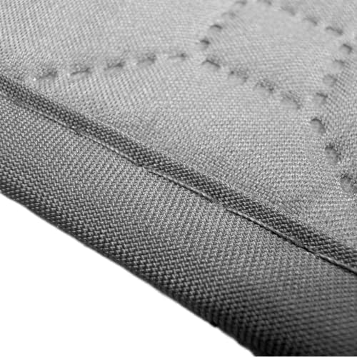 PJYuCien 2 Pack 36"x36" Reusable Playpen Training Pad for Puppies, Gray