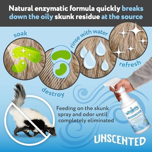 Wee Away Skunk Odor Eliminator, 32oz Unscented