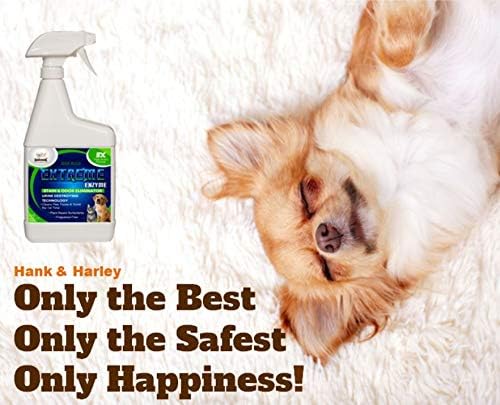 Hank & Harley Extreme Enzyme, PET Stain & Odor Eliminator - Triple Action bio-enzymatic Cleaners and Plant Based surfactants Breaks Down pet Mess Forever. Fragrance Free, Safe for Pets