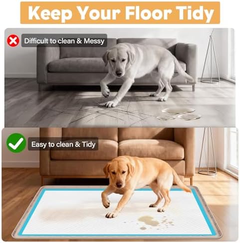 50" x35" Pee Pad Holder for Dog Puppy Pad Holder Khaki