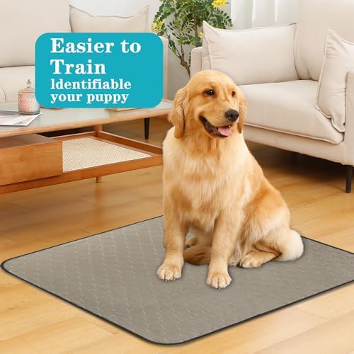 Bunlitent Washable Pee Pads for Dogs 36" x 72", 3 Pack, Reusable Puppy Pads